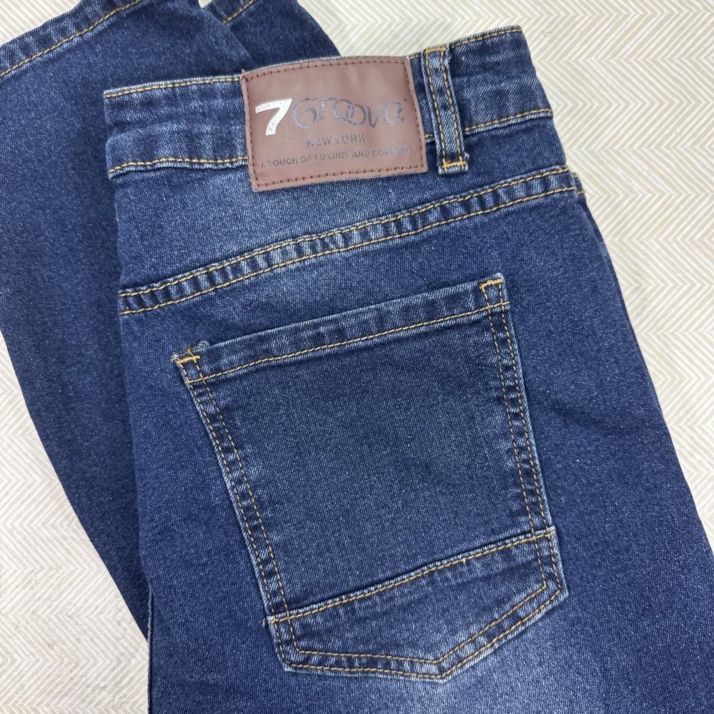 7 Groove‎ Jeans Mens 32x32 Straight Leg Stretch Denim 5 pocket